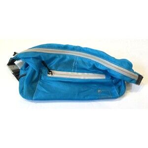 Lewis N Clark Light Blue Fanny Pack Money Belt Travel Wallet Waist Stash Nylon